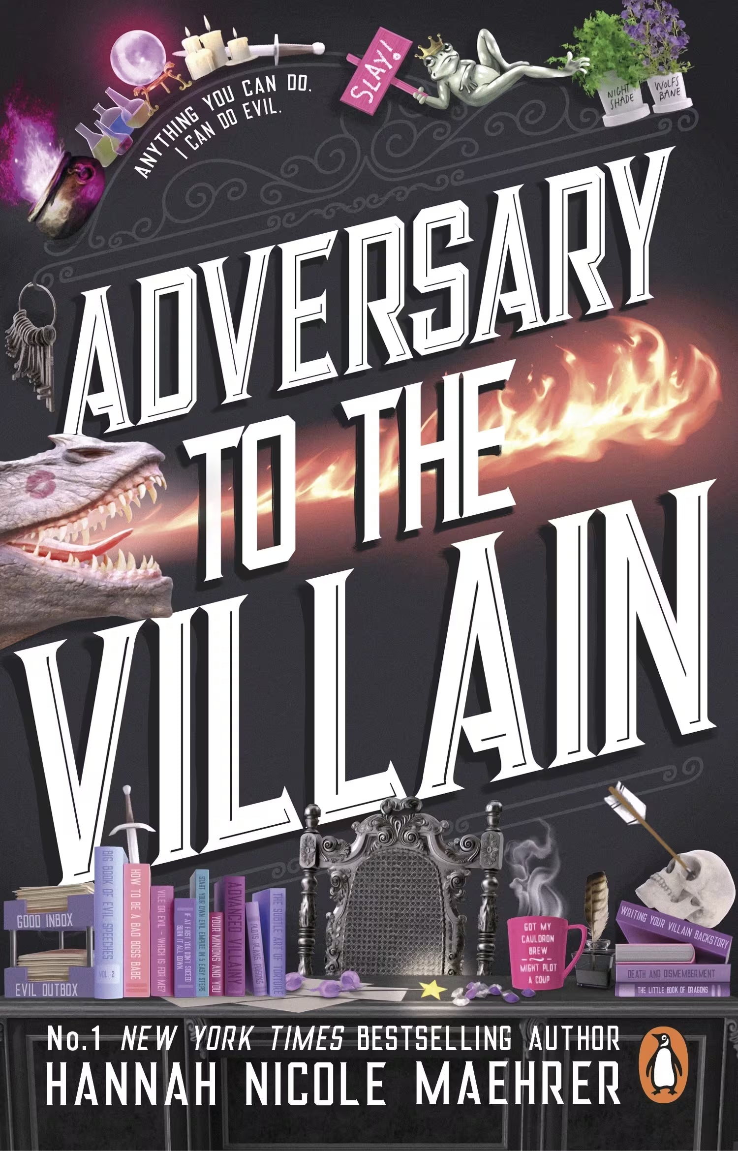 Adversary To the Villain by Hannah Nicole Maehrer - Book
