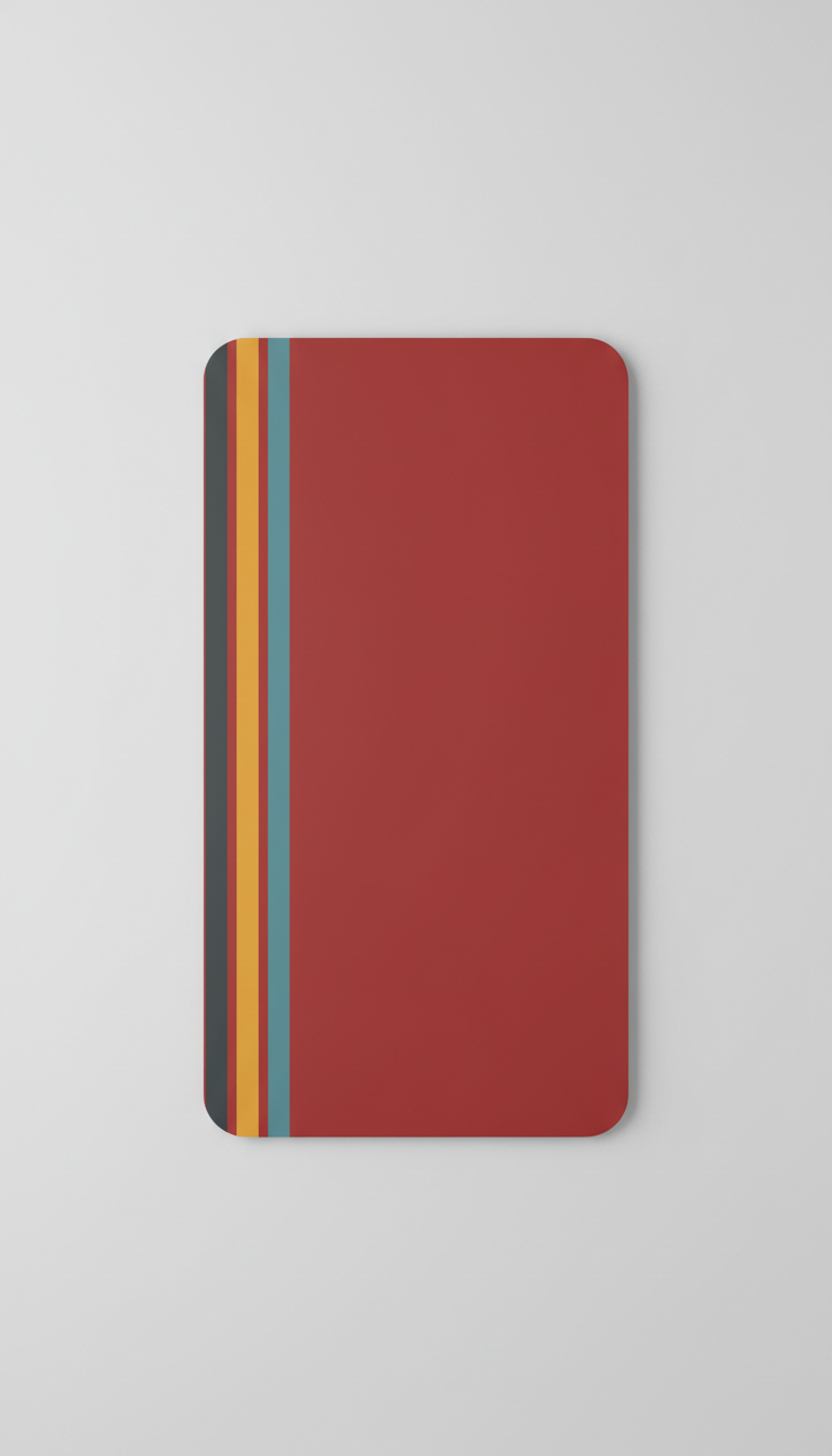 Edition Red Branded Metal Bookmark