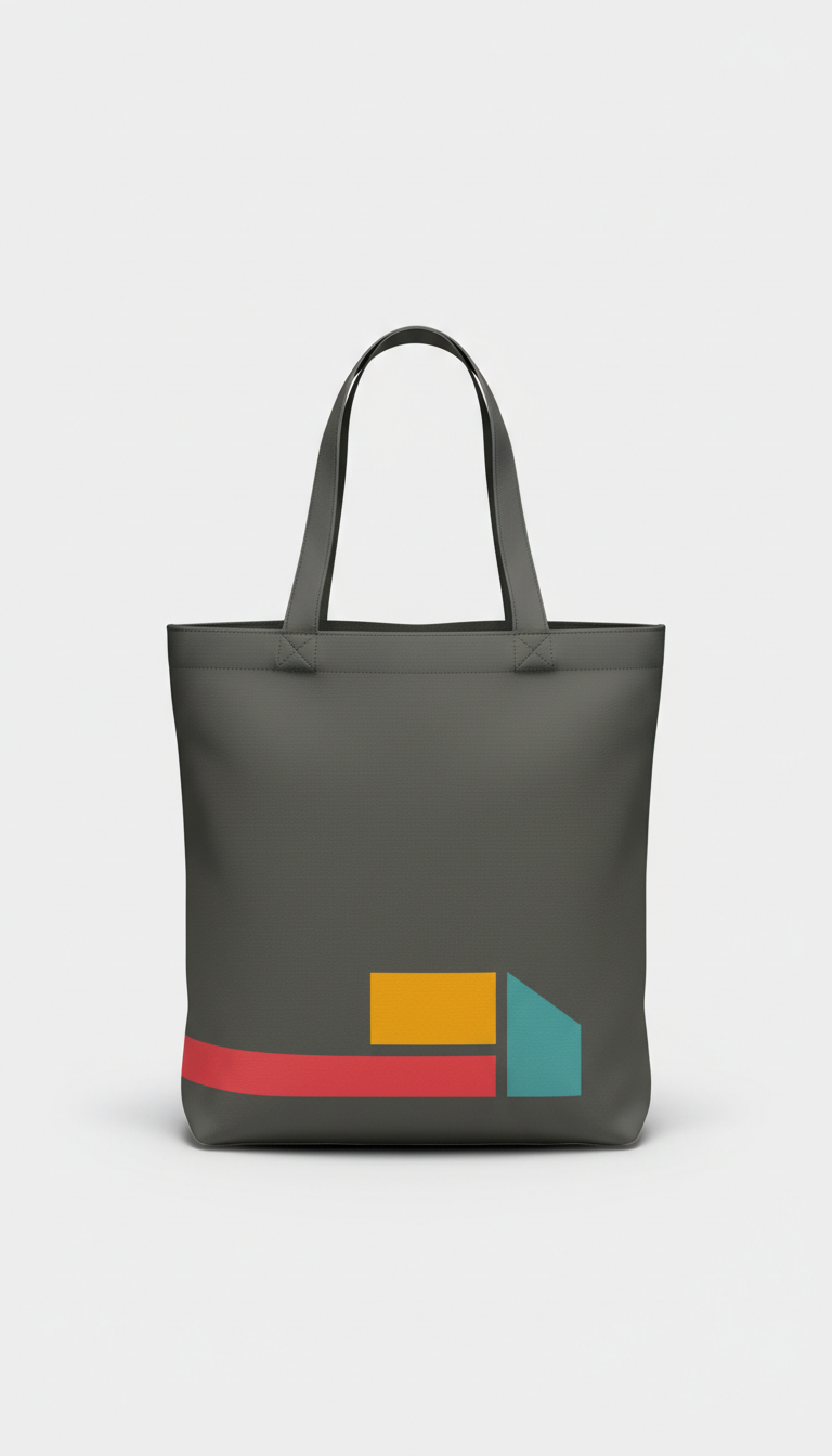Graphic Print Bookstore Tote Bag